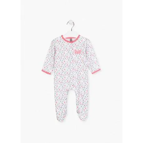 PIJAMA NIÑA ESTAMPADO DE FLORES LOSAN REF 018-P002AL