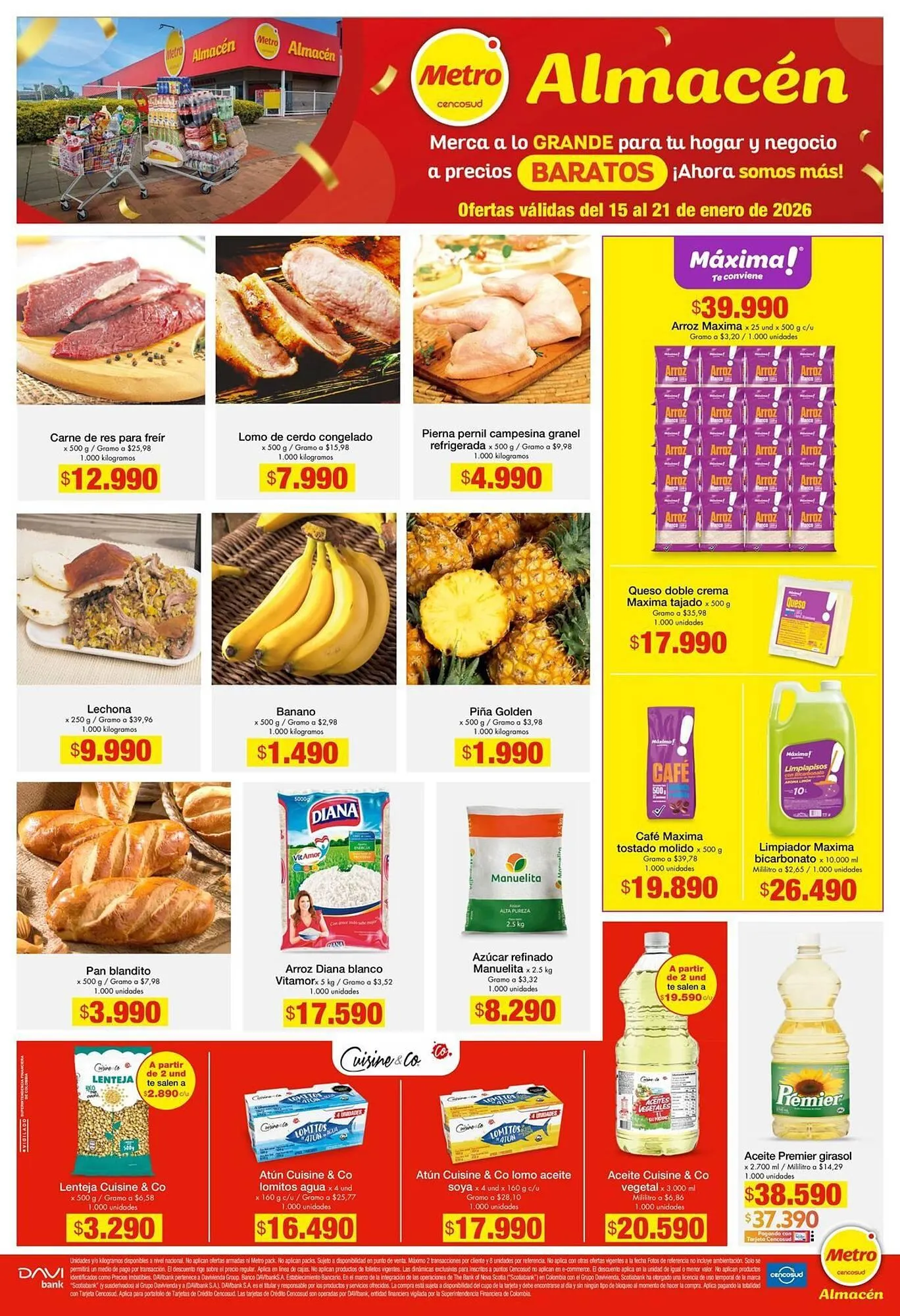 Catalogo de Catálogo Metro 15 de enero al 21 de enero 2026 - Pag 1