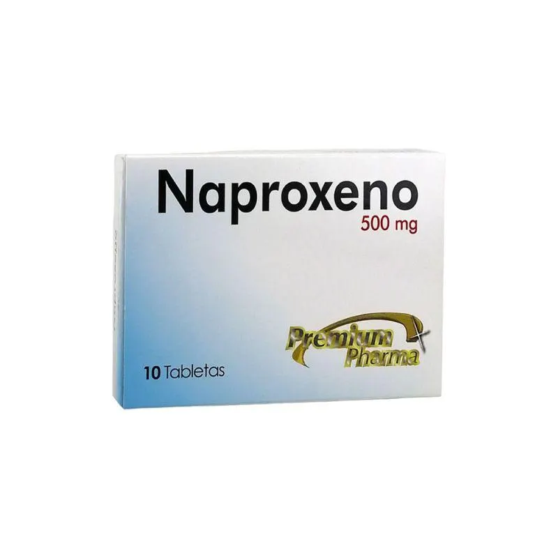 Naproxeno 500 Mg Caja X 10 Tabletas Premium Pharma