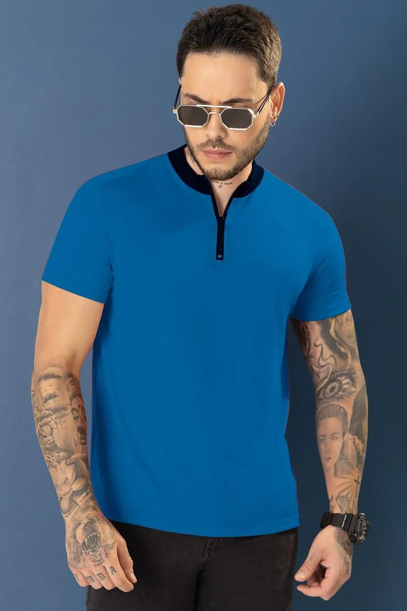 POLO MANGA CORTA Azul
