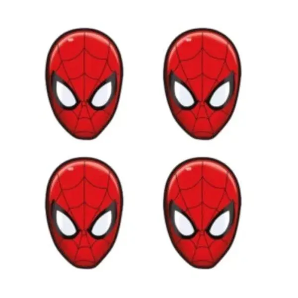 MASCARAS DISEÑO SPIDERMAN X4