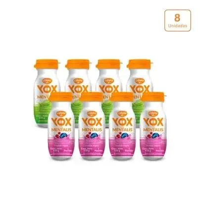 Yox con Mentalis surtidos x 8 unds x 100g c/u