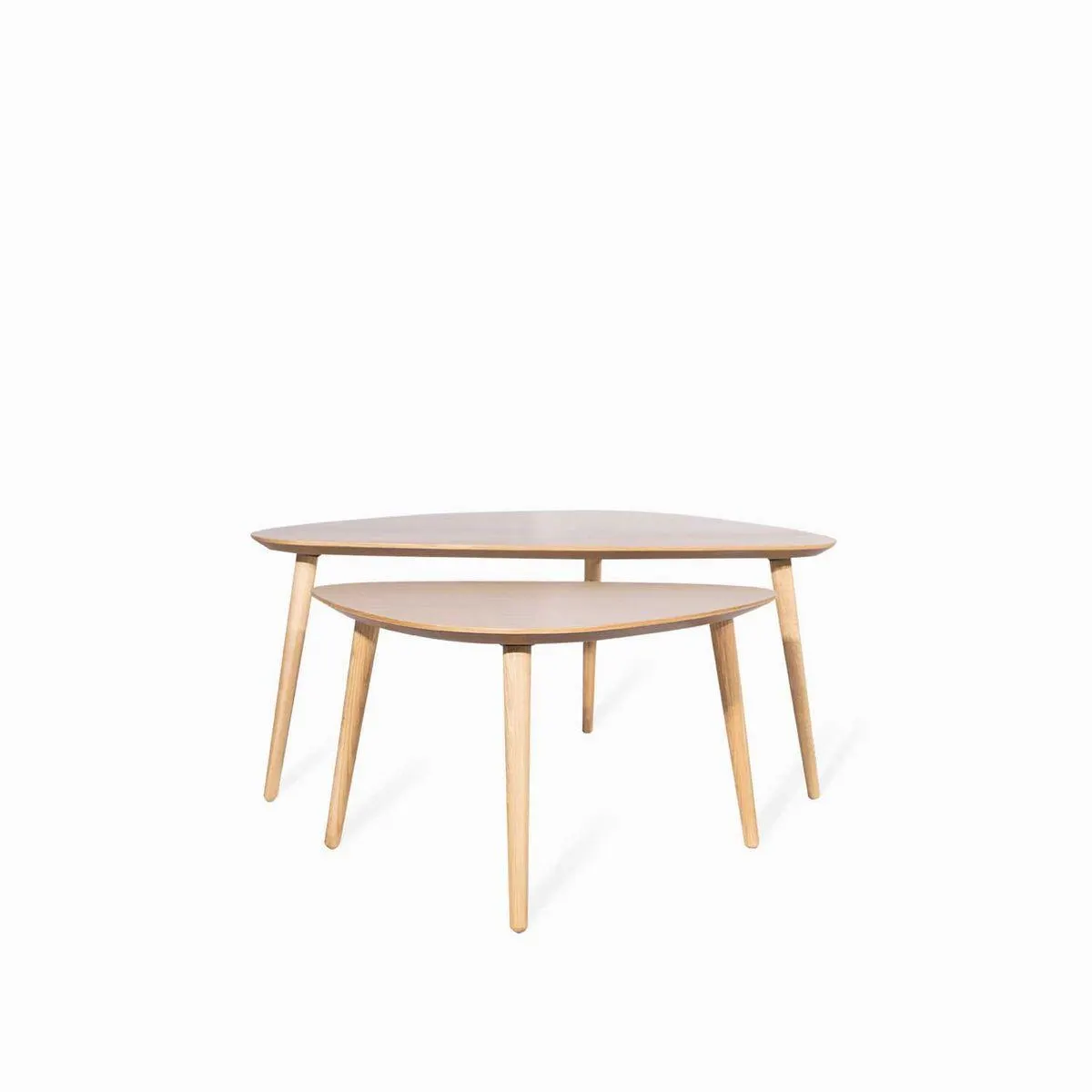 Set mesas centro ovalada Ari 41x52x70 - 45x70x100