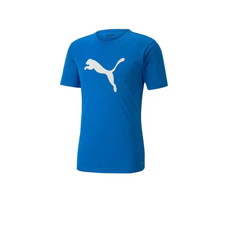Camiseta Puma Hombre Fútbol Rise Logo Azul