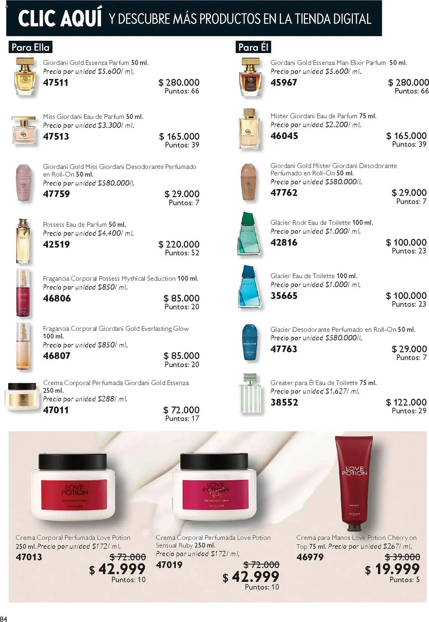 Catalogo de Catálogo Oriflame 18 de abril al 9 de mayo 2026 - Pag 84