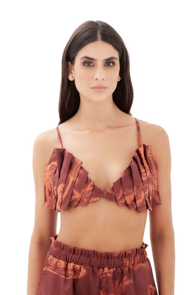 Top mare terracota Aura