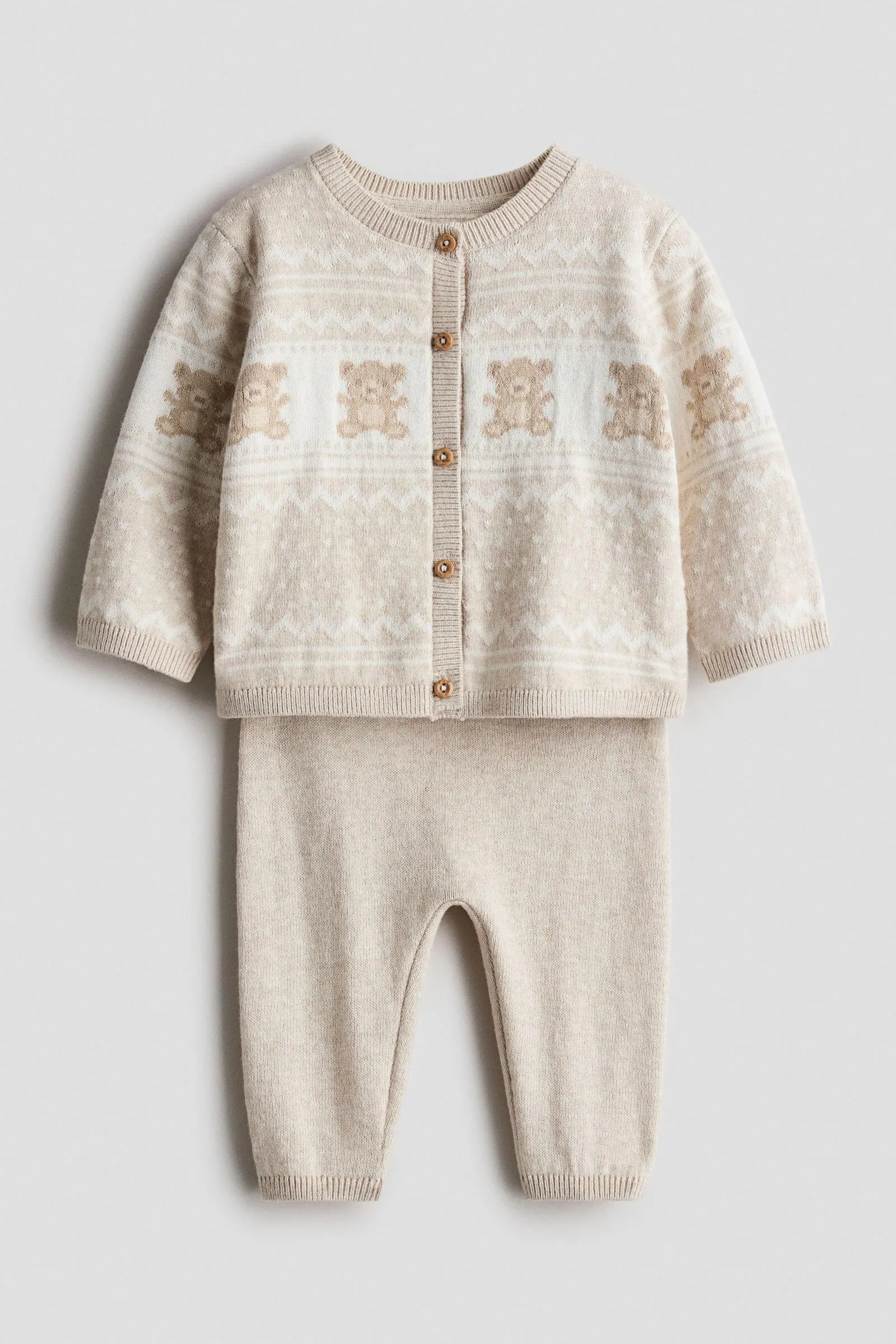 Conjunto de 2 piezas en tejido de algodón