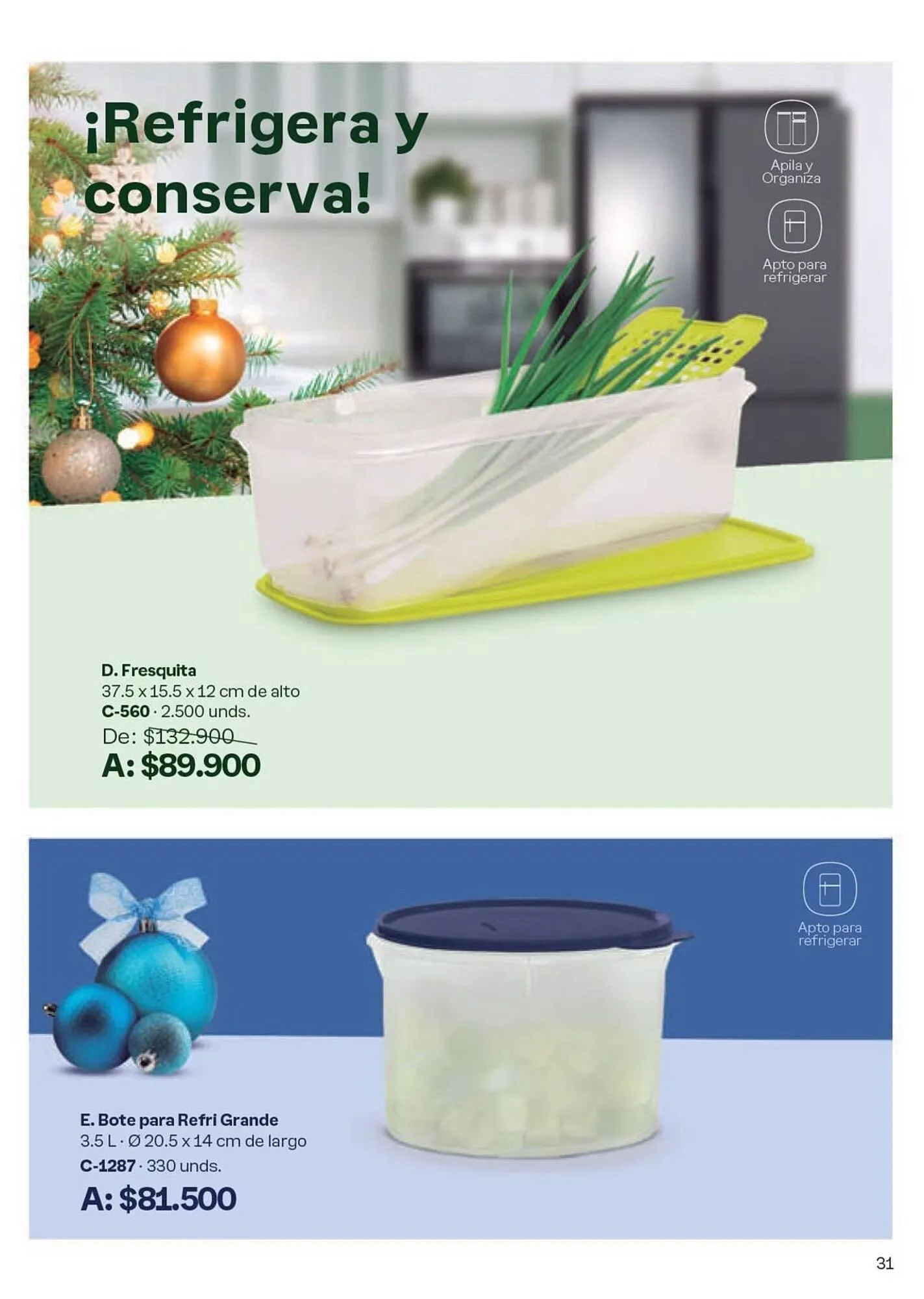 Catalogo de Catálogo Tupperware 19 de noviembre al 31 de diciembre 2024 - Pag 31