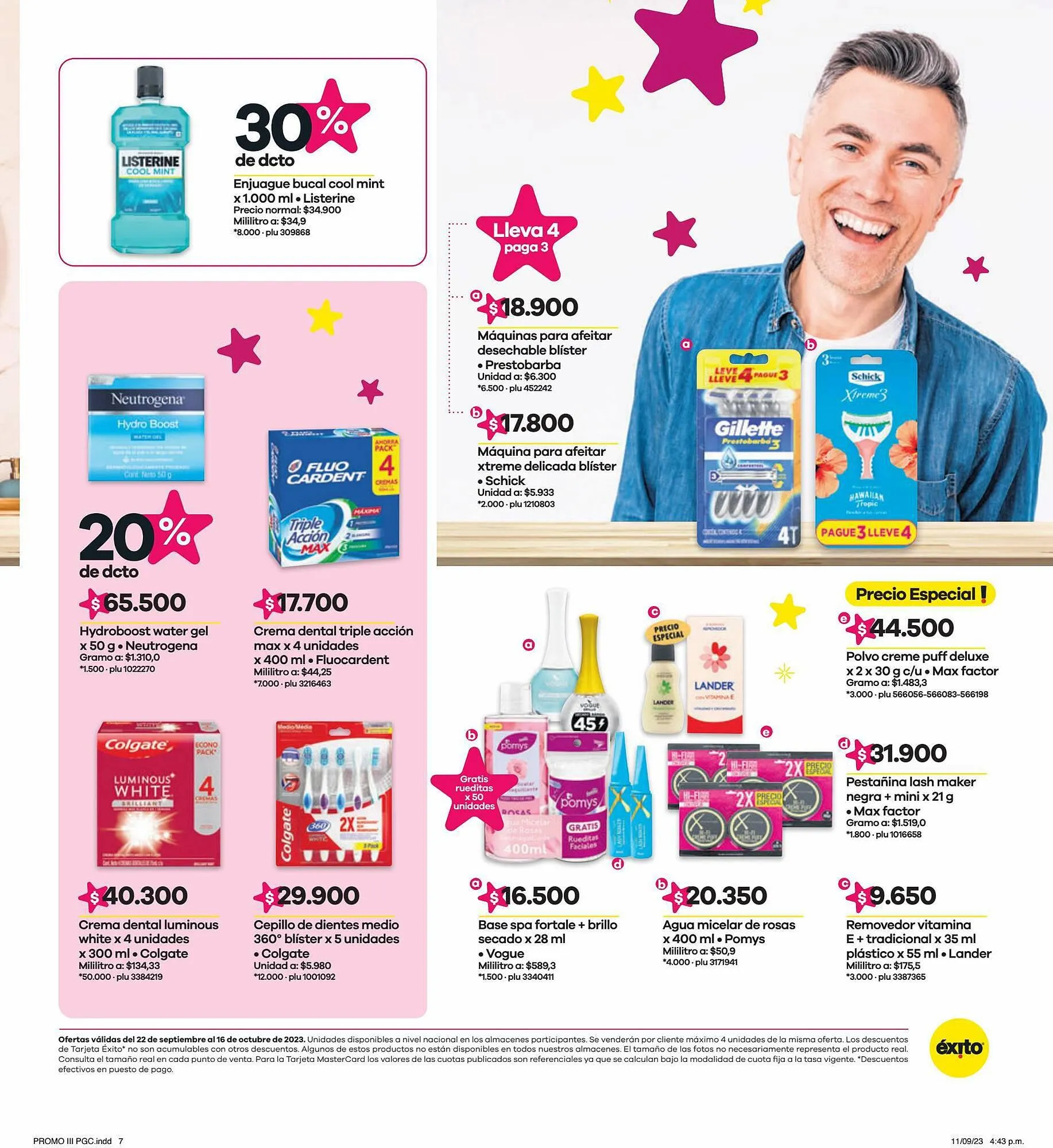 Catalogo de Catálogo Éxito 22 de septiembre al 16 de octubre 2023 - Pag 7