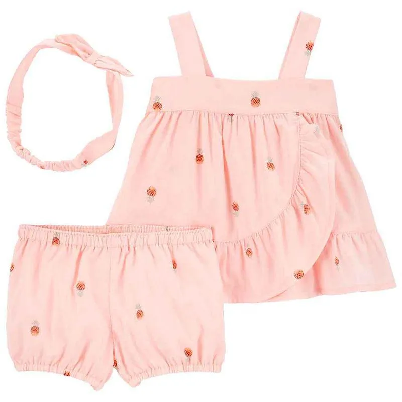 Conjunto Blusa + Short Bebé Niña