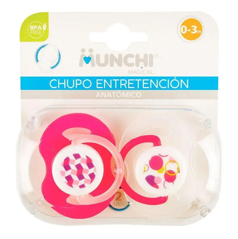 Chupo Munchi Magical Entretencion 0-3m X 2 Und