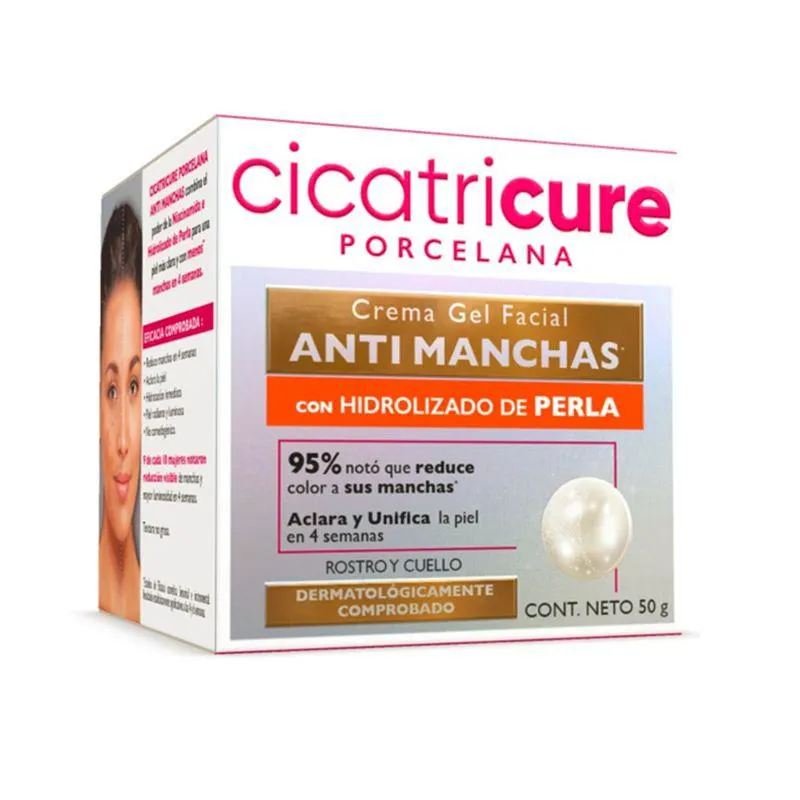 Cicatricure Porcelana Anti Manchas Crema Gel Facial X 50 G