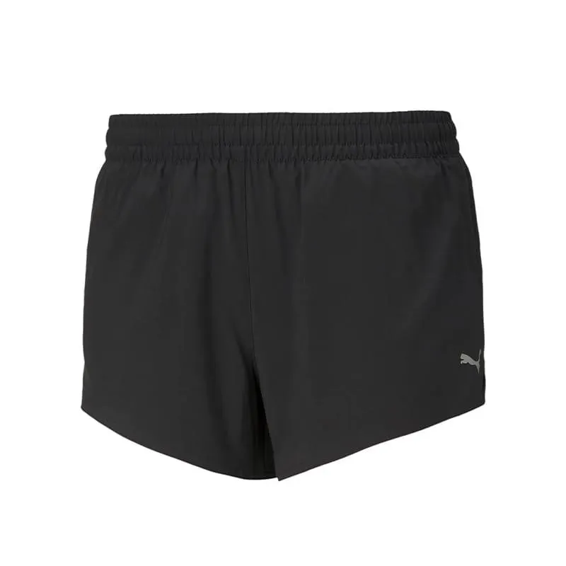 Short Puma Running Dama Favorite 3″ Negro