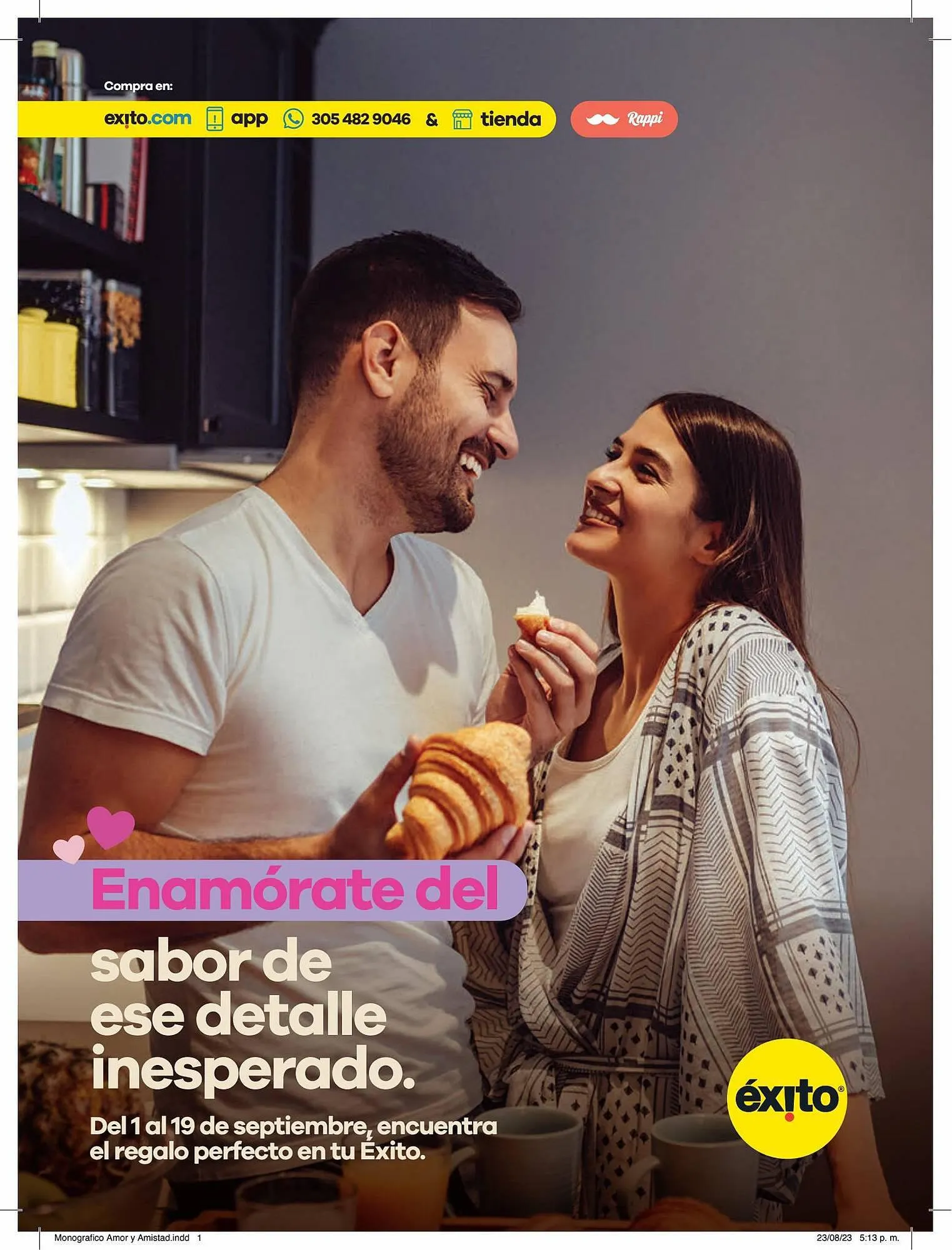 Catalogo de Catálogo Éxito 1 de septiembre al 19 de septiembre 2023 - Pag 1