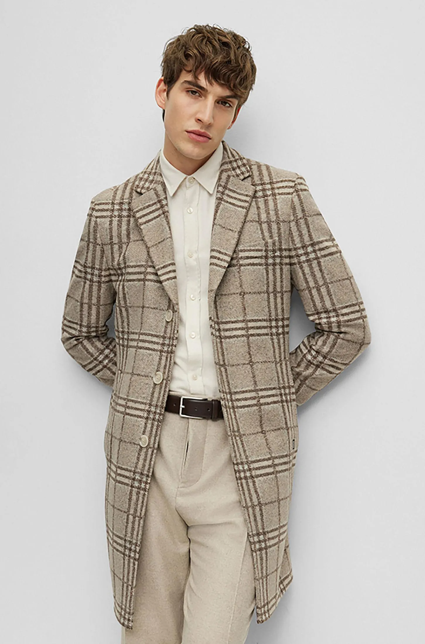 Abrigo Slim fit Hombre