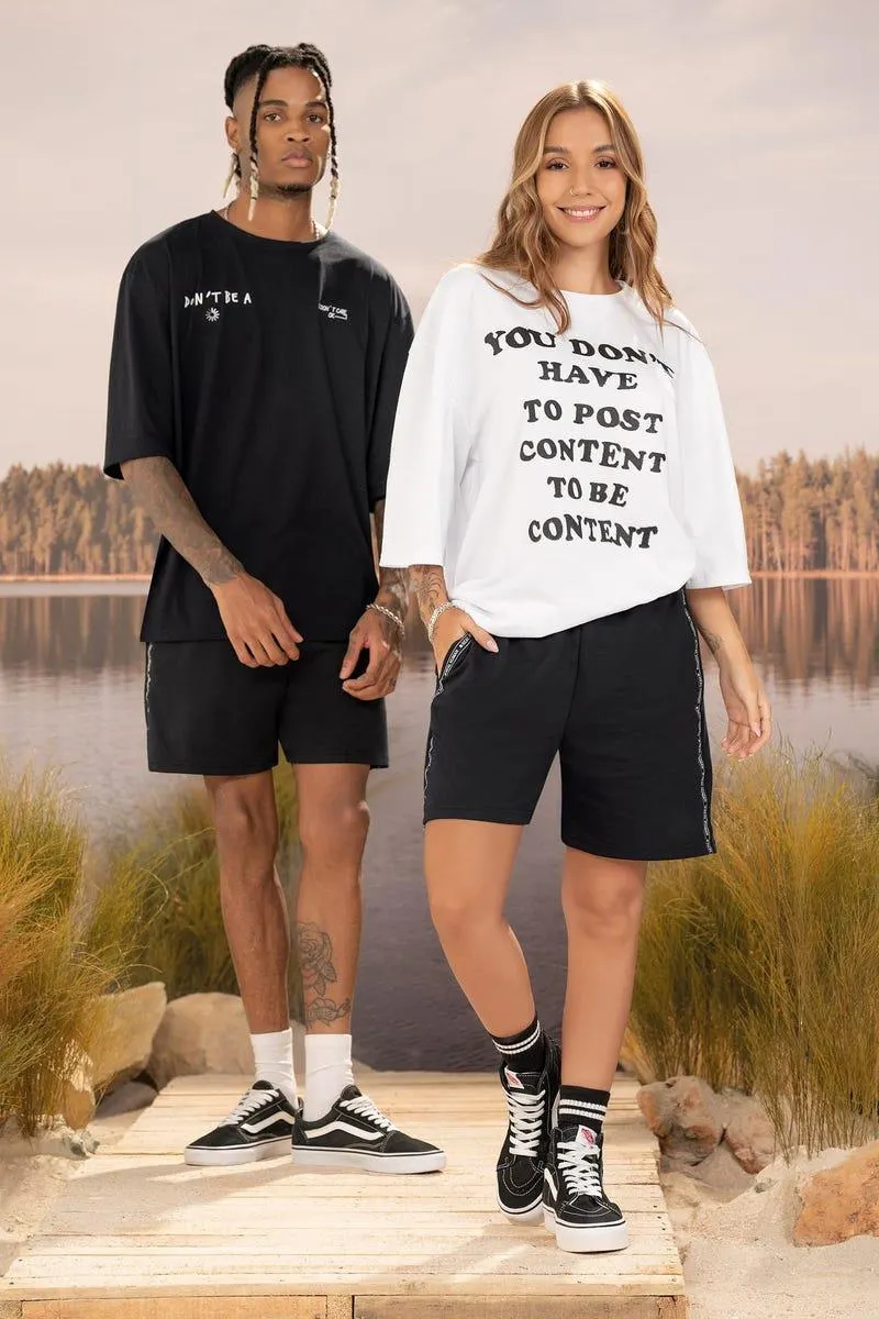 BERMUDA TIRO MEDIO Negro