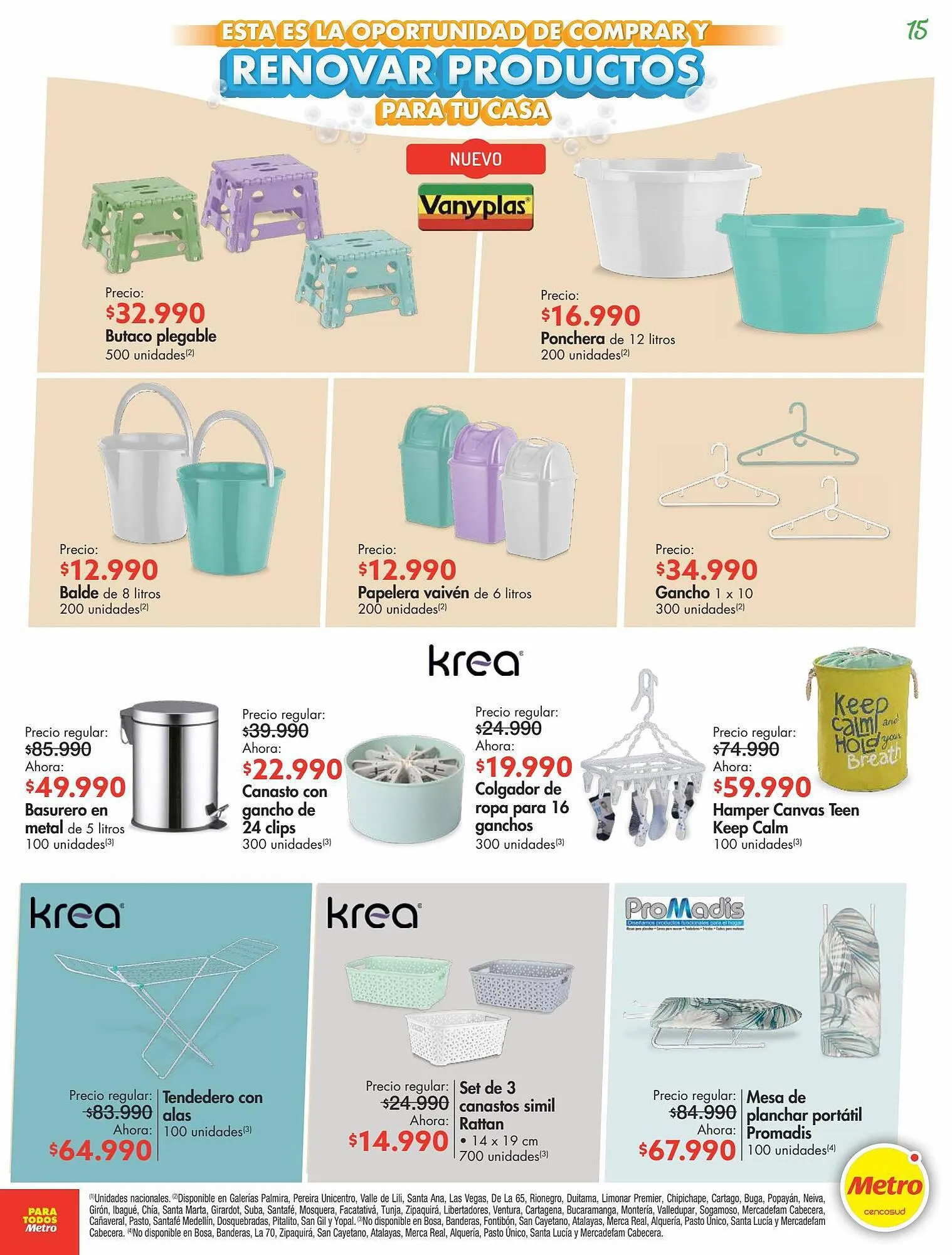 Catalogo de Catálogo Metro 17 de agosto al 3 de septiembre 2023 - Pag 15