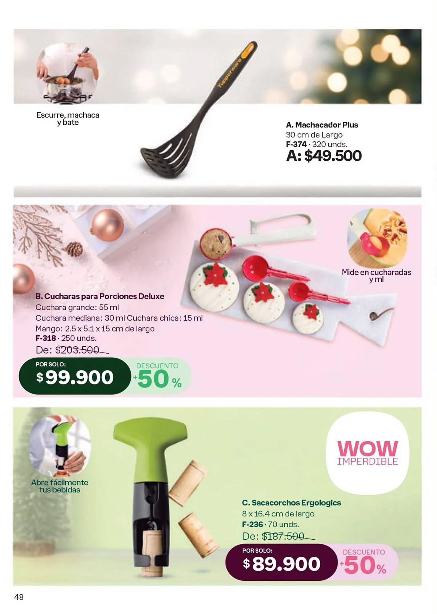 Catalogo de Catálogo Tupperware 19 de noviembre al 31 de diciembre 2024 - Pag 48