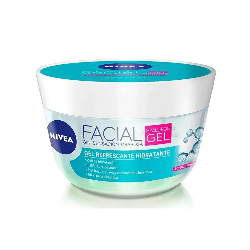 Gel Facial Nivea Hyaluron Frasco X 200 Ml