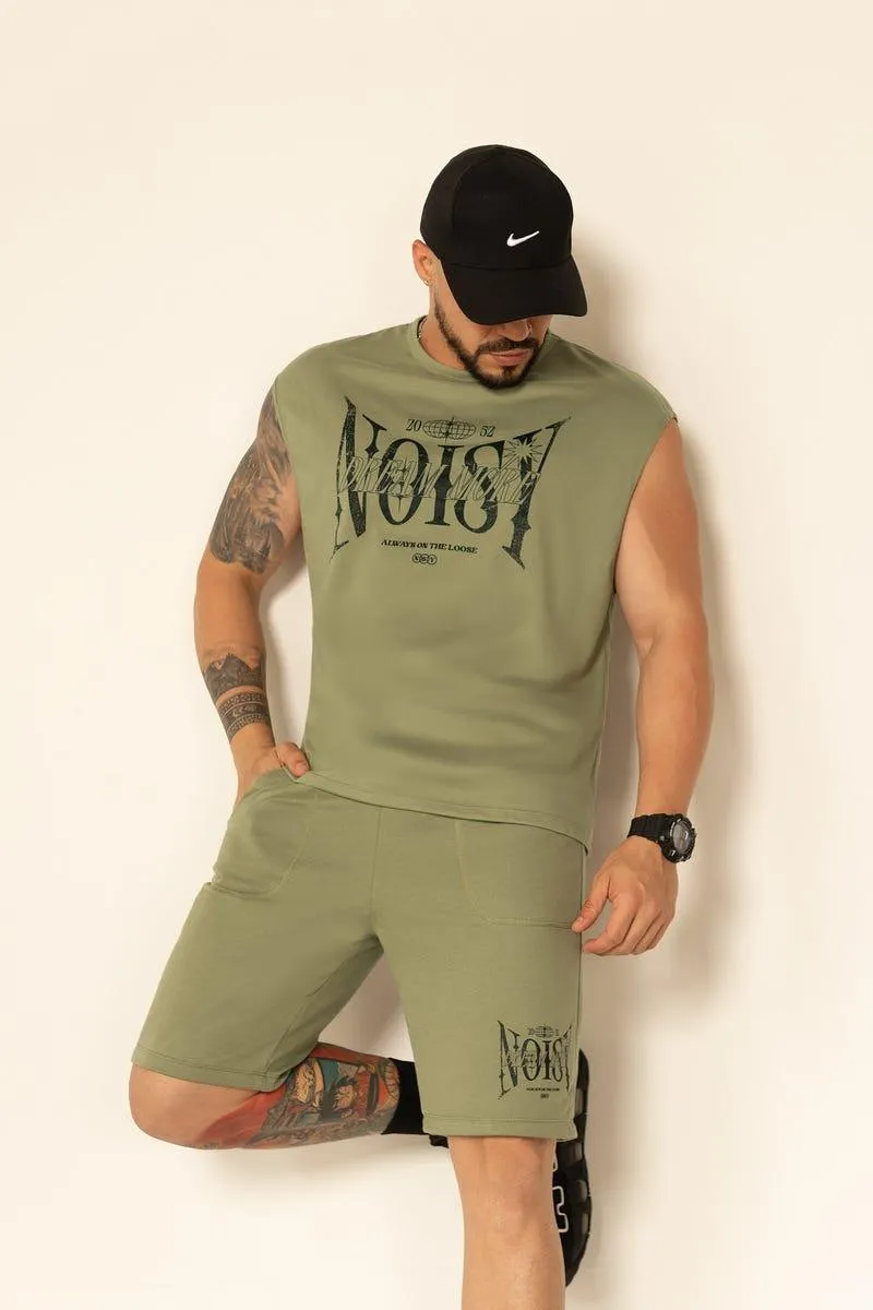 CONJUNTO X 2 CAMISETA - BERMUDA Verde