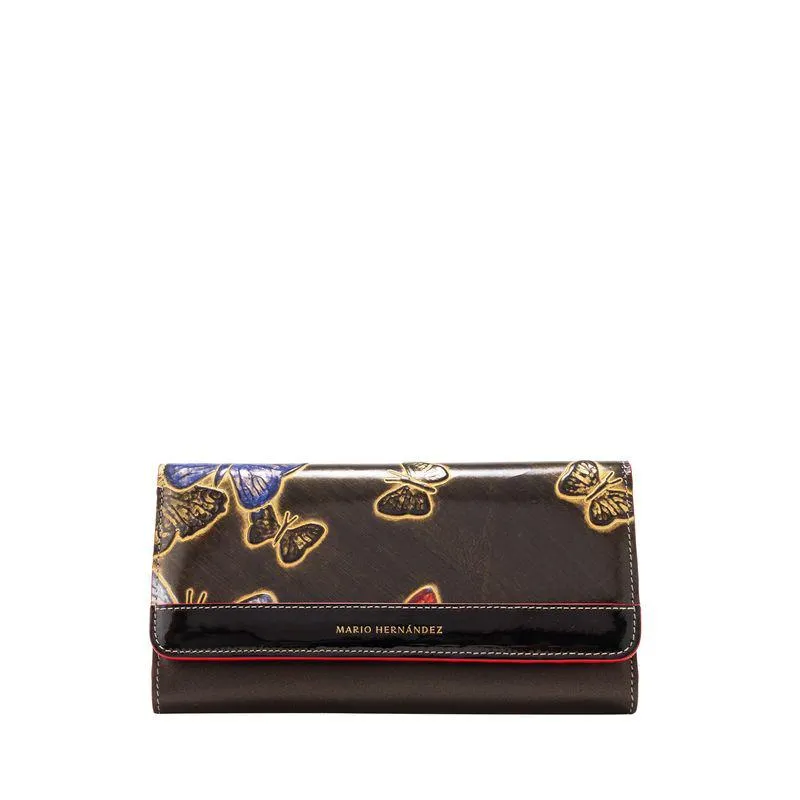 Billetera fabia ebano Mariposas