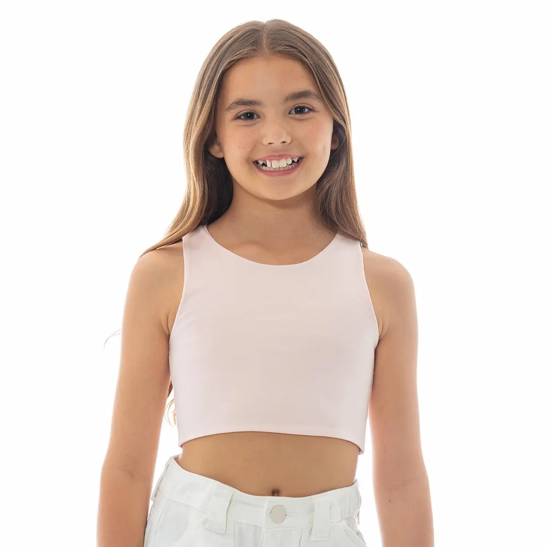 PINK CROP TOP FOR GIRLS