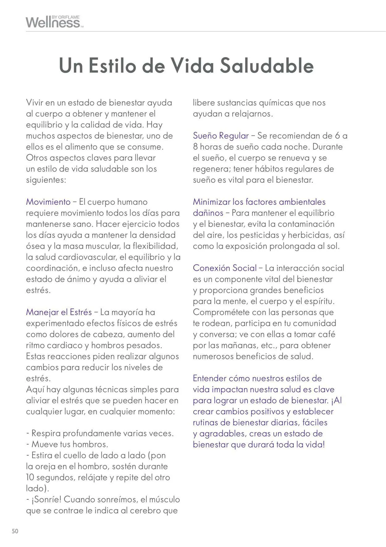 Catalogo de Oriflame 1 de marzo al 31 de diciembre 2023 - Pag 50