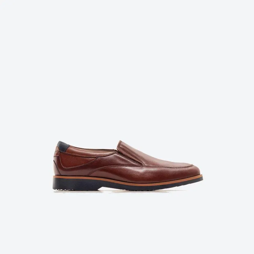 Mocasín Casual Hombre Freeport Zndr Marrón