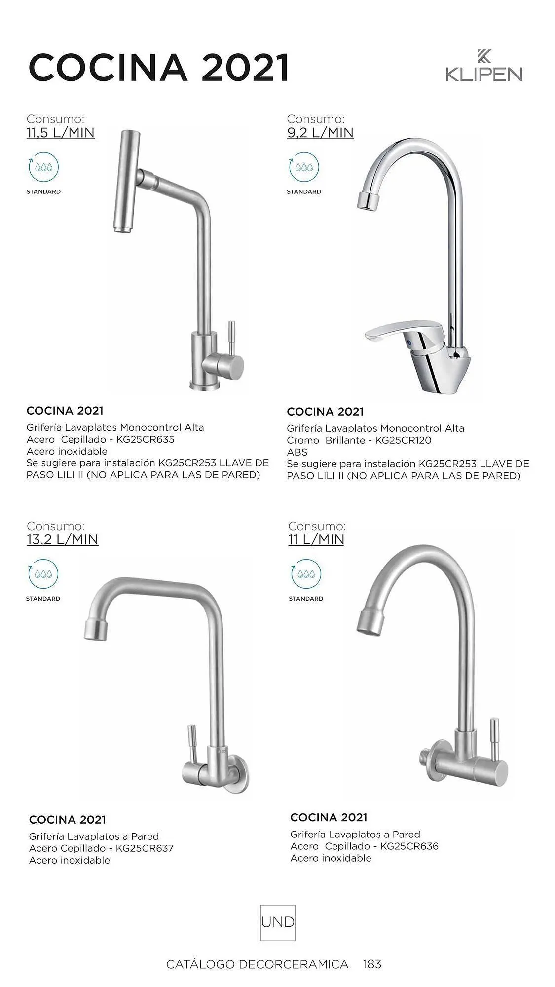 Catalogo de Catálogo Decorceramica 6 de noviembre al 6 de mayo 2025 - Pag 183