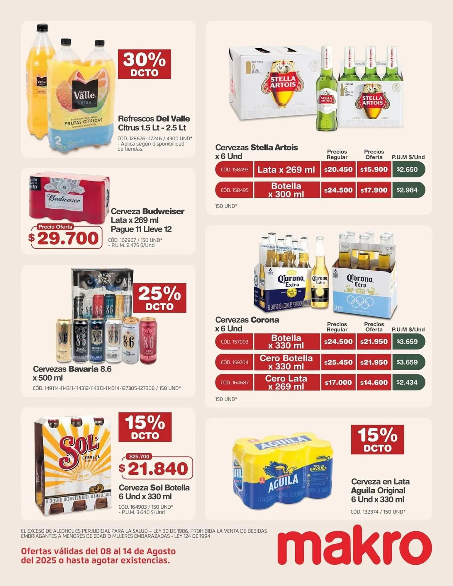 Catalogo de Catálogo Makro 8 de agosto al 14 de agosto 2025 - Pag 12