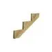 Zancas UFP Para Escalera De Madera Tratada Tres Escalones Amarillo