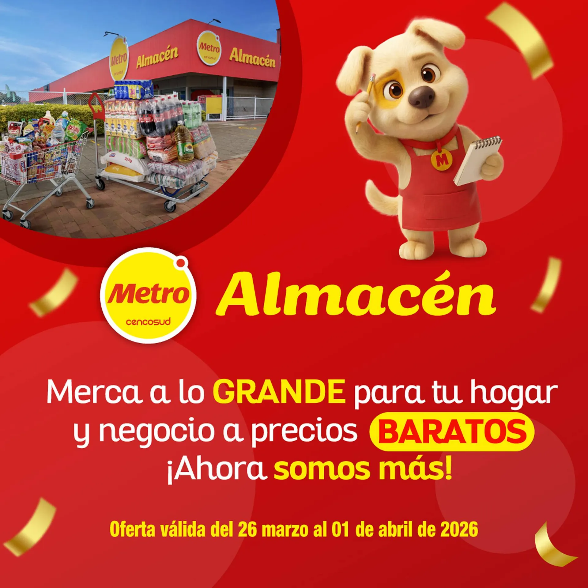 Catalogo de Catálogo Metro 28 de marzo al 1 de abril 2026 - Pag 1