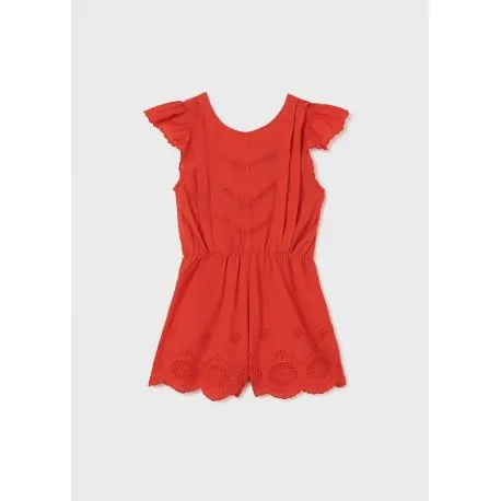 MAYORAL MONO NIÑA REF 6829 CARMIN