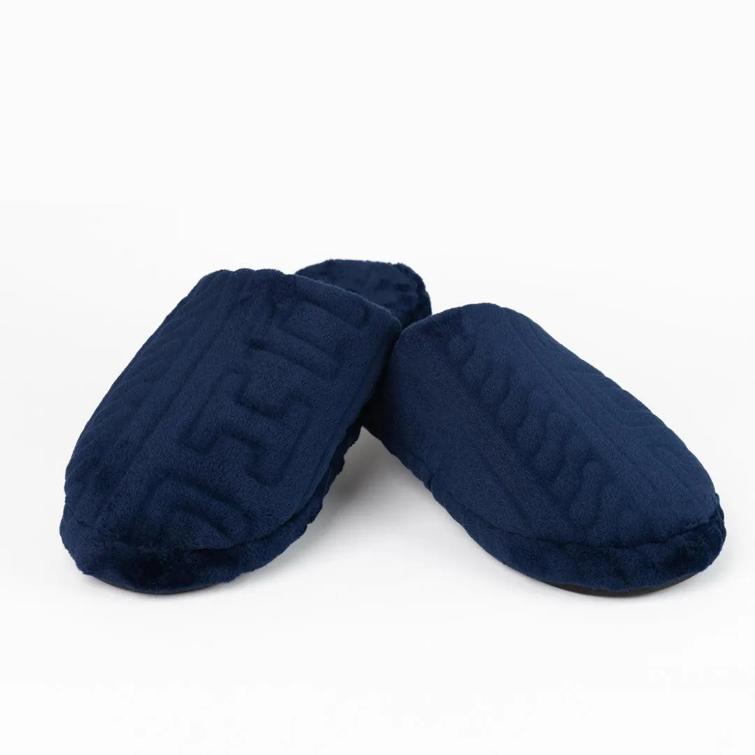 PANTUFLA DESTALONADA HOMBRE CH AZUL