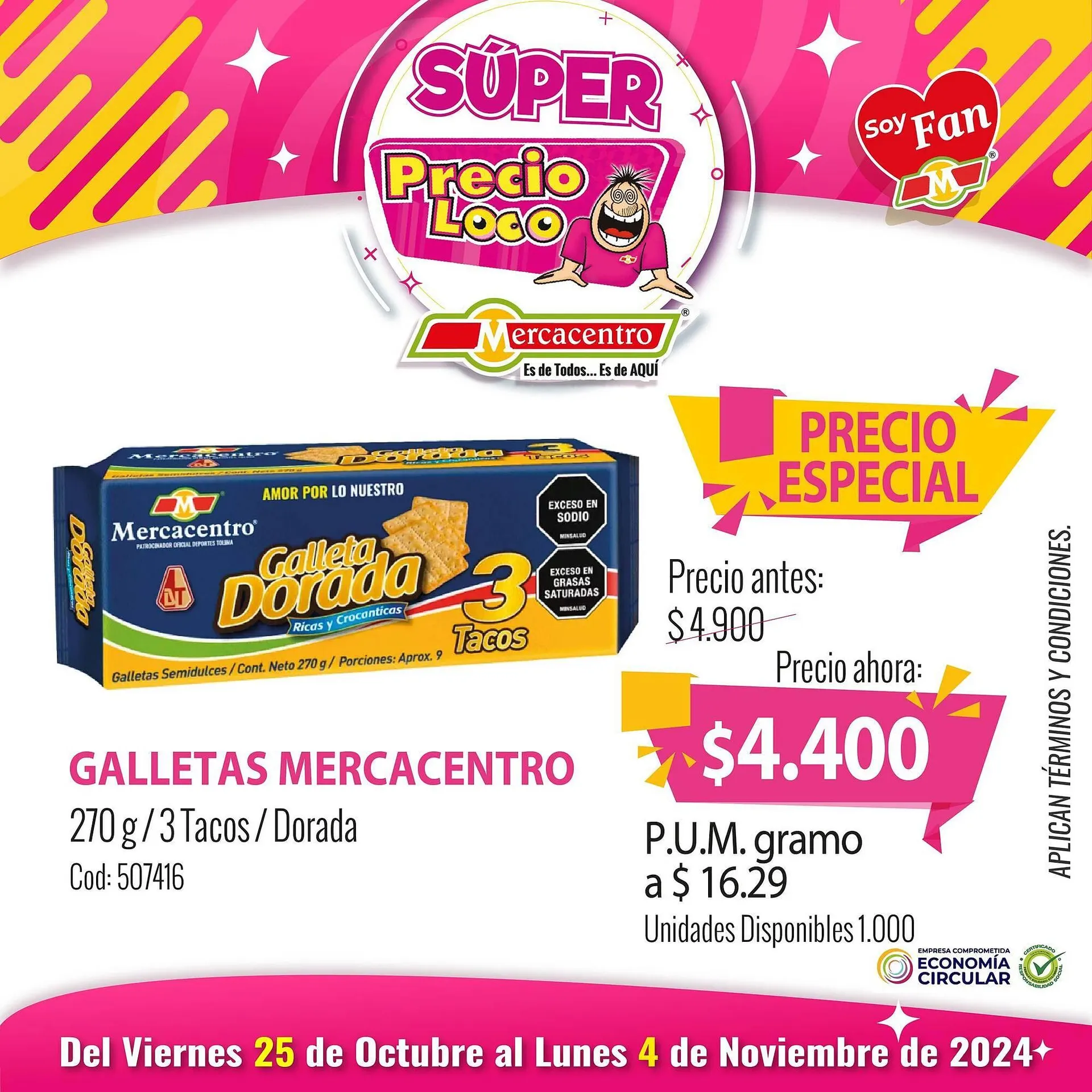 Catalogo de Catálogo MercaCentro 30 de octubre al 4 de noviembre 2024 - Pag 3