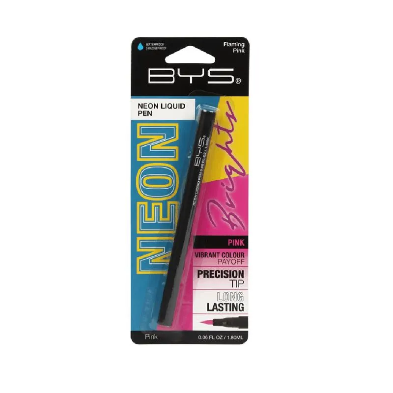 Delineador Bys Neon Liquido Pen Flaming Pink 1.8ml
