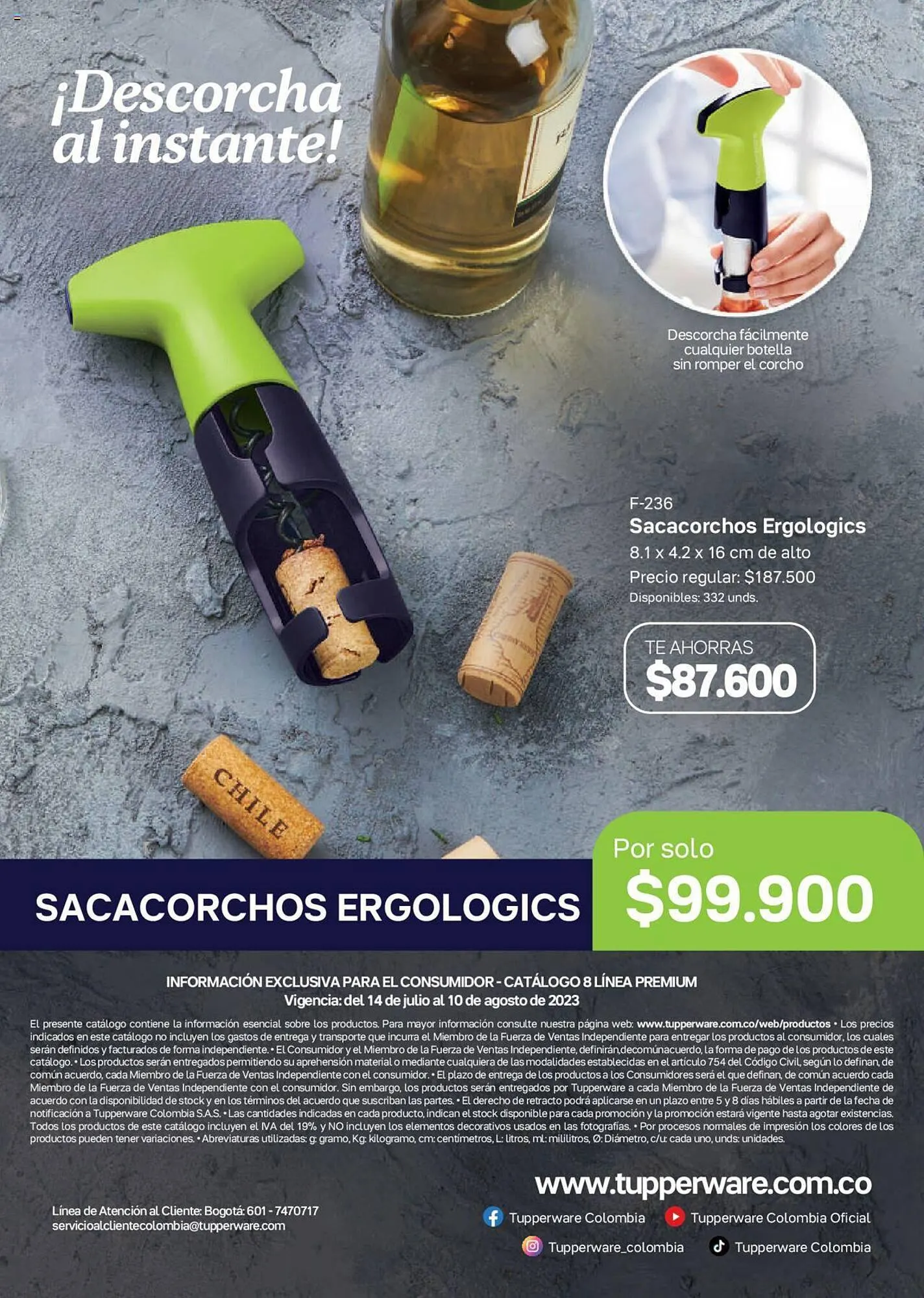 Catalogo de Catálogo Tupperware 14 de julio al 10 de agosto 2023 - Pag 10