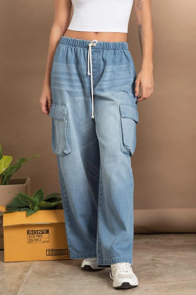 JEAN BOTA RECTA Azul