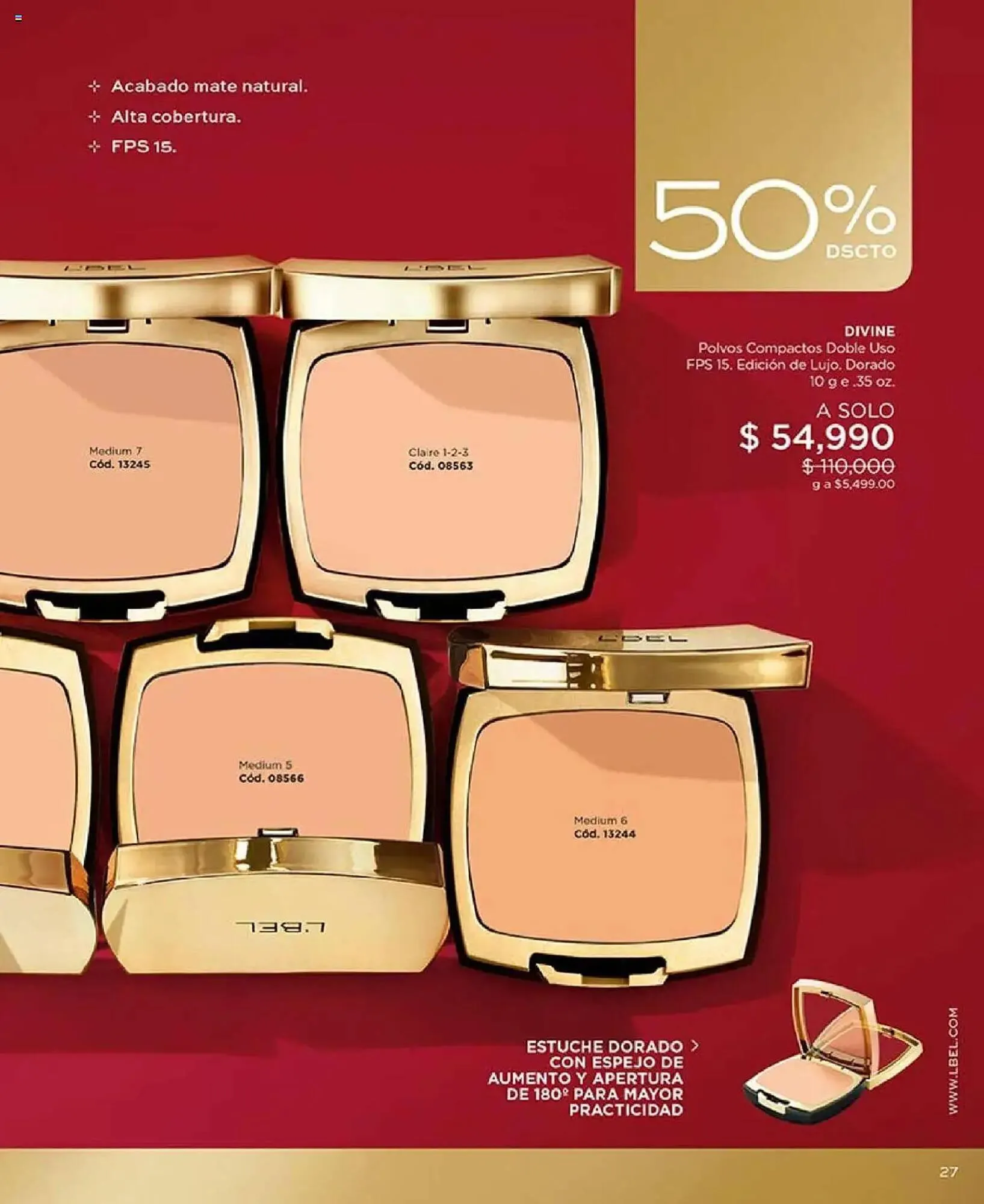 Catalogo de Catálogo L'bel 29 de julio al 16 de septiembre 2025 - Pag 27