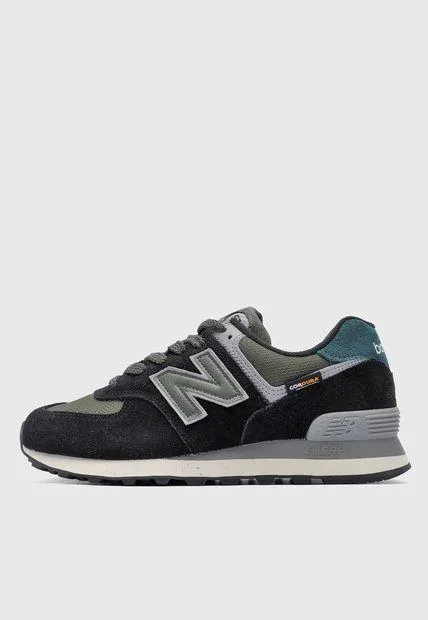 Tenis Lifestyle Negro-Oliva-Gris new balance 574