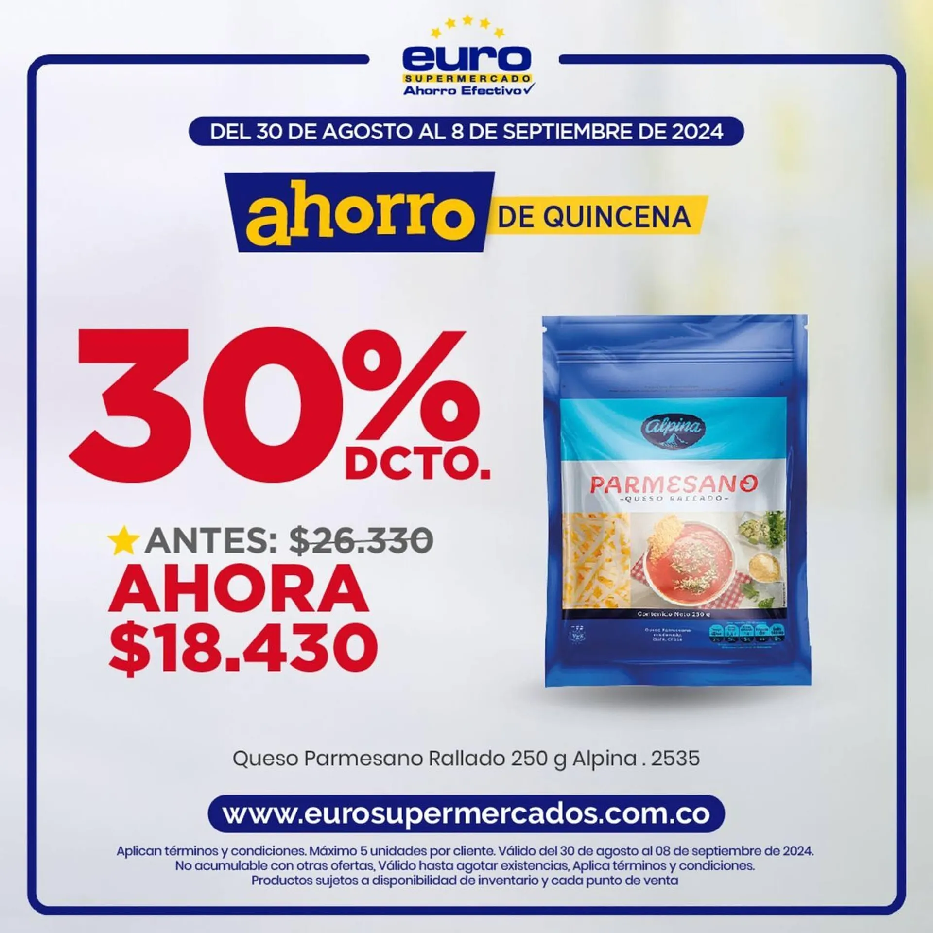 Catalogo de Catálogo Euro Supermercados 1 de septiembre al 15 de septiembre 2024 - Pag 3