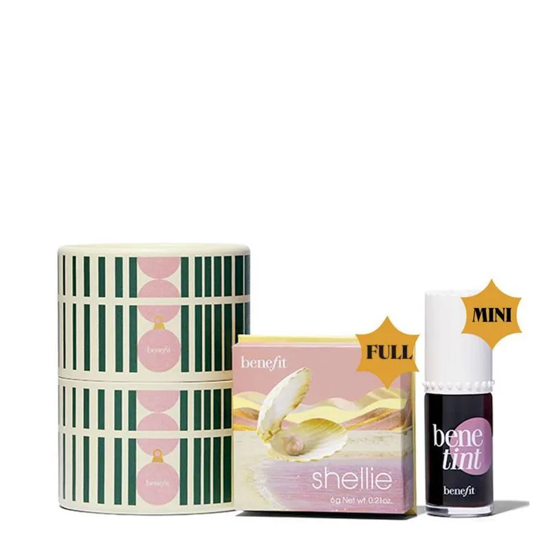 Kit Navideño MISTLETOE Blushin' Set Rubores Benefit