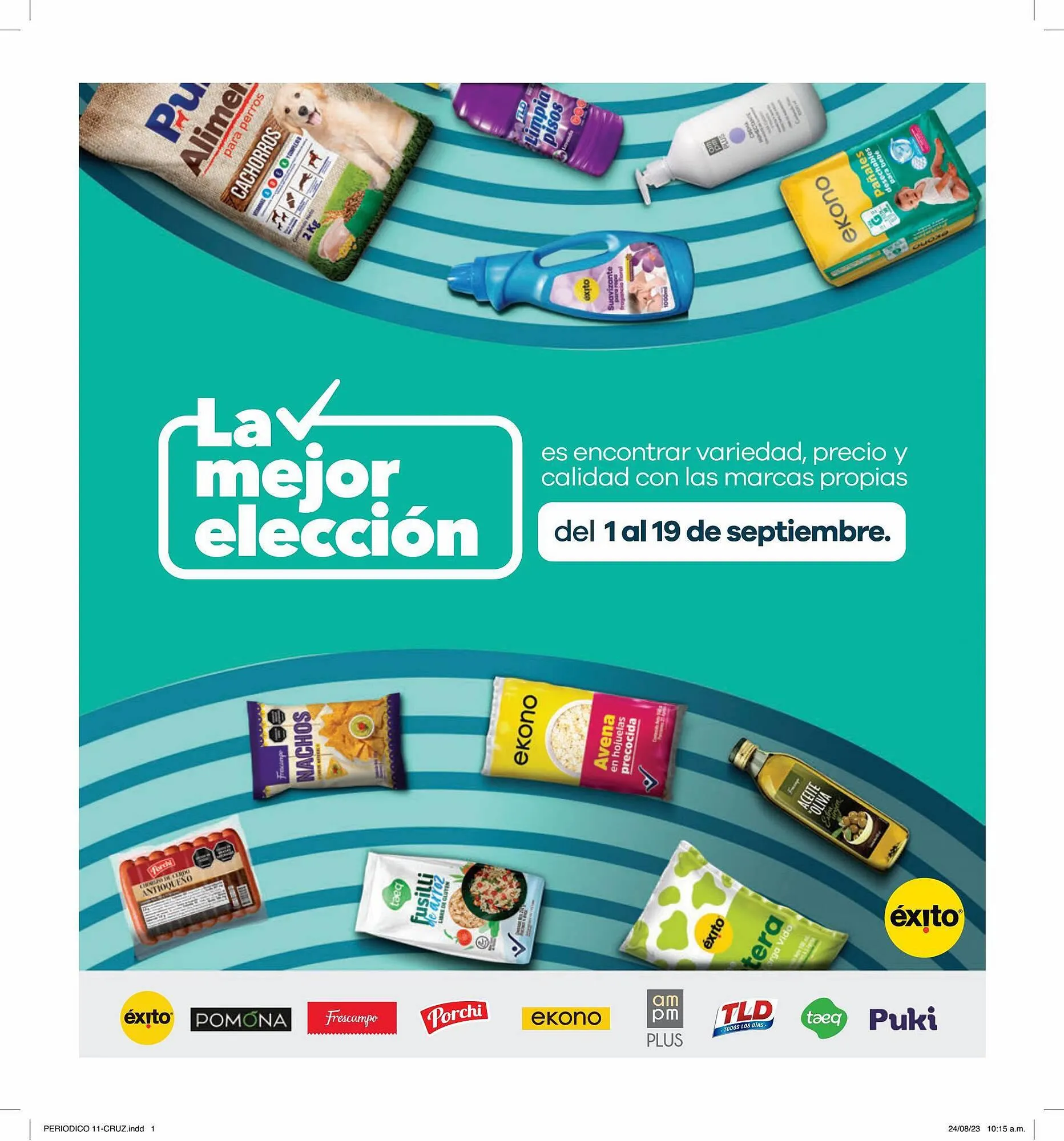 Catalogo de Catálogo Éxito 1 de septiembre al 19 de septiembre 2023 - Pag 1