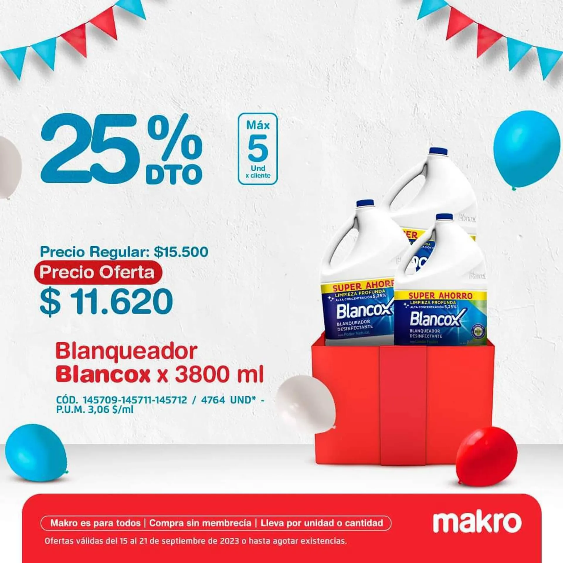 Catalogo de Catálogo Makro 15 de septiembre al 21 de septiembre 2023 - Pag 4