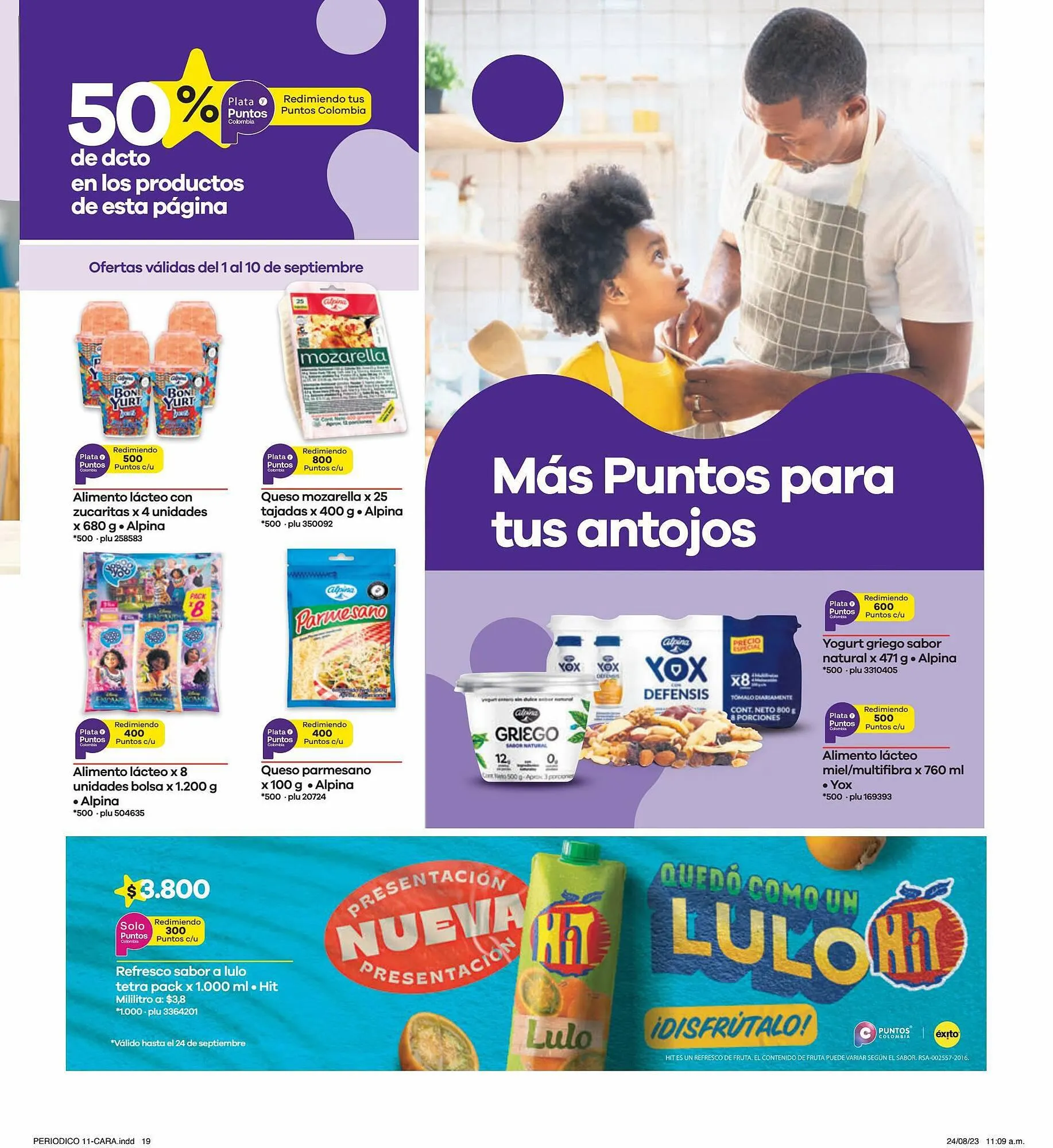 Catalogo de Catálogo Éxito 1 de septiembre al 19 de septiembre 2023 - Pag 19