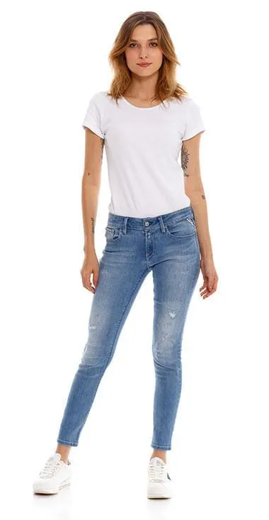 Jean Stretch Para Mujer Luz Replay 21466