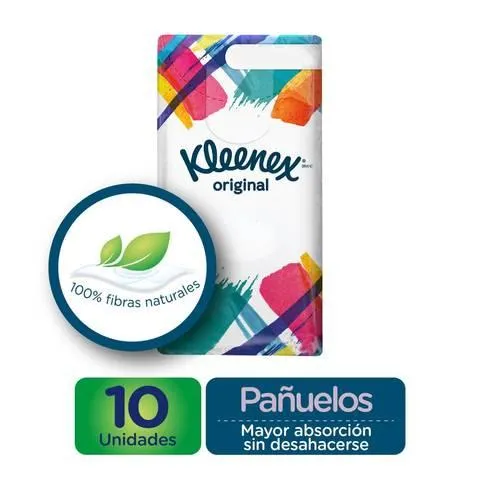 Panuelos Kleenex Caja X 10 Und X 10 Pqte