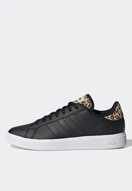Tenis Lifestyle Negro-Blanco-Beige adidas Performance Grand Court Base 2.0