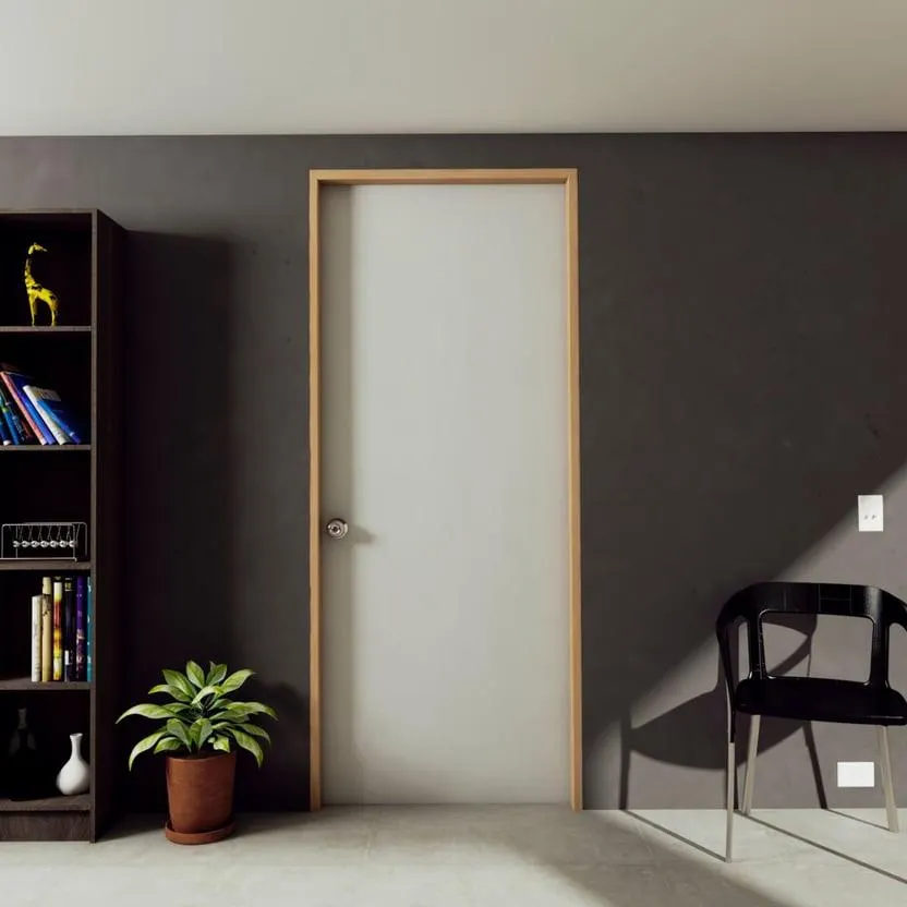 Puerta Lista Pre-Pintada 70x208cm - Ap. Derecha