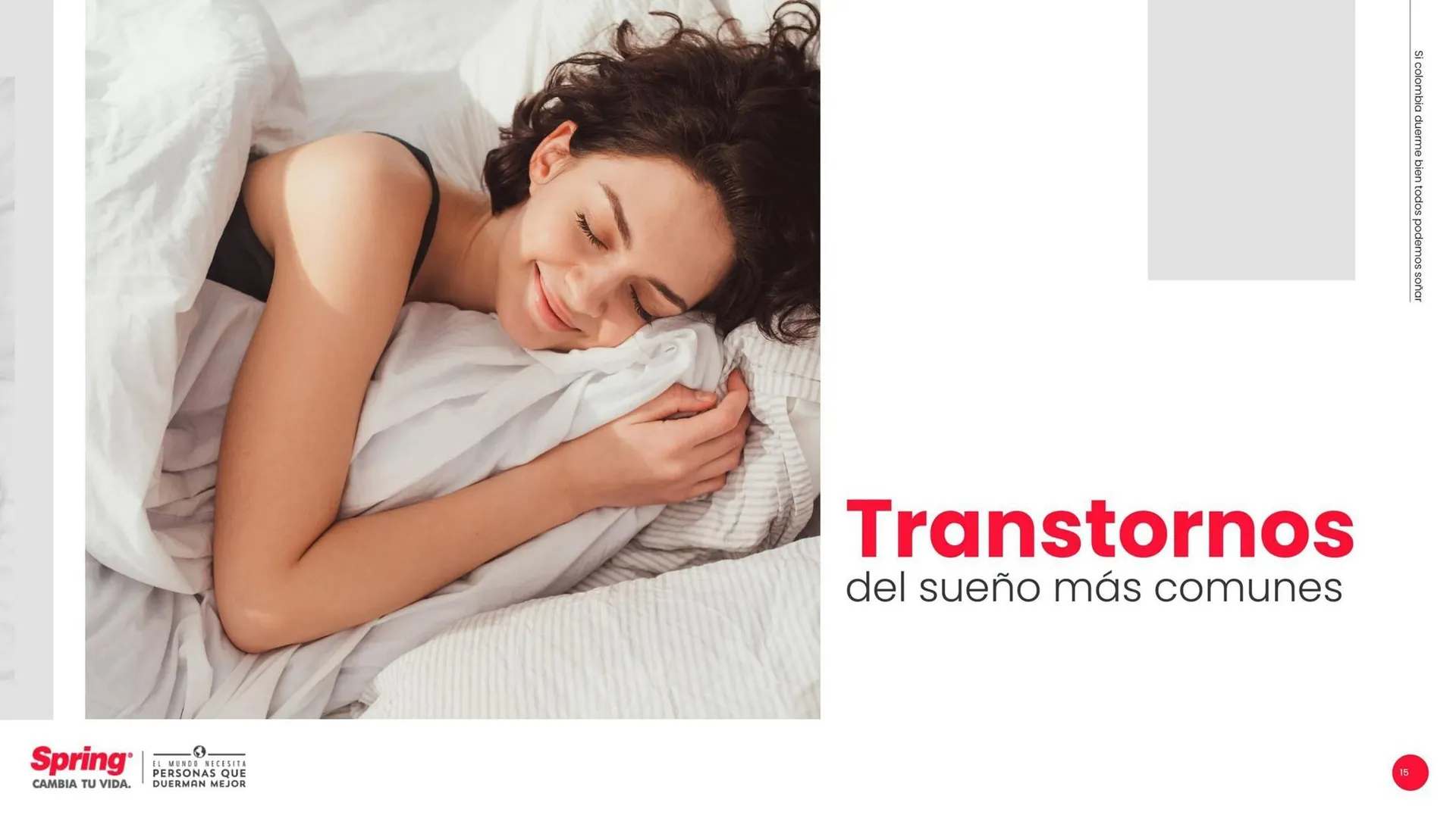 Catalogo de Catálogo Colchones Spring 3 de septiembre al 30 de septiembre 2025 - Pag 15